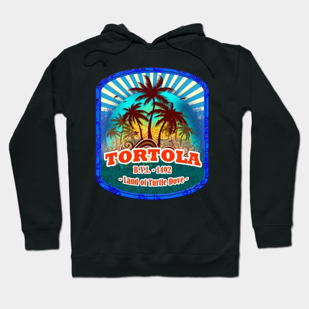 Tortola Island Hoodie by dejava